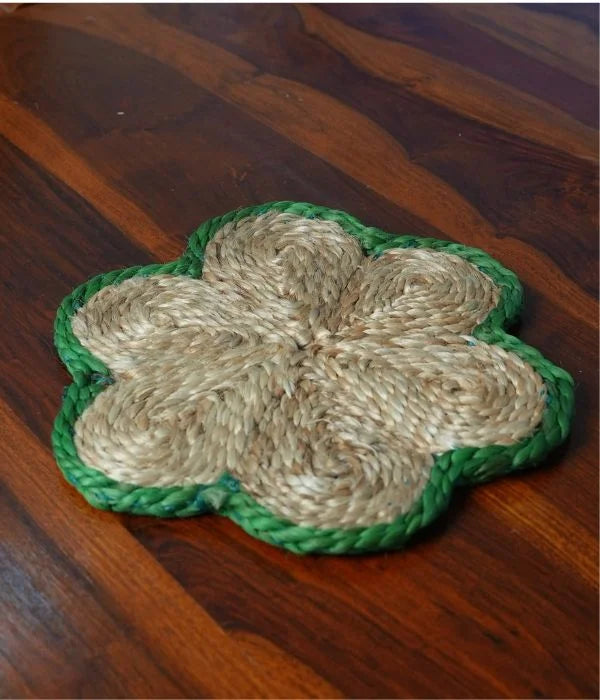 Jute Mat Green