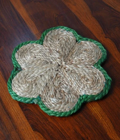 Jute Mat Green