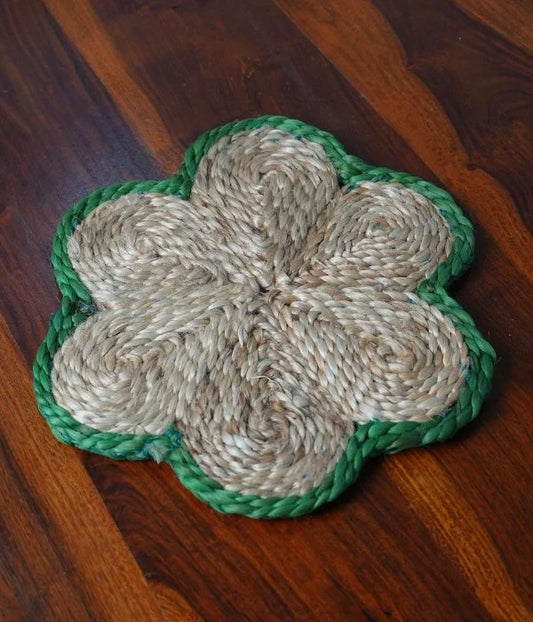 Jute Mat Green