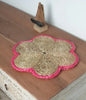 Jute Mat Pink