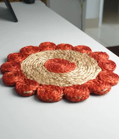 Jute Mat Red