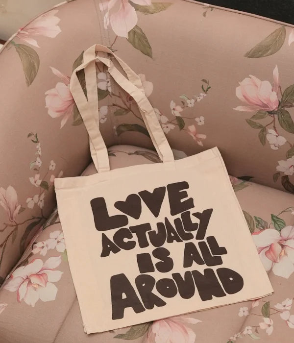 Love Is All Around – Printed Tote Bag