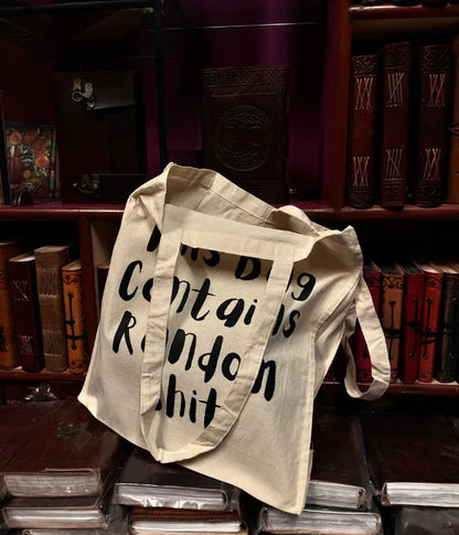 This Bag Contains Random Shit – Printed Tote Bag