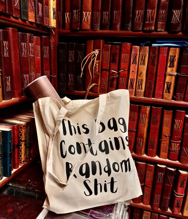 This Bag Contains Random Shit – Printed Tote Bag