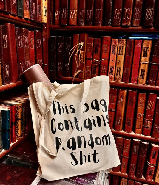 This Bag Contains Random Shit – Printed Tote Bag