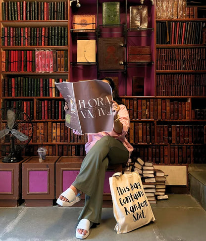 This Bag Contains Random Shit – Printed Tote Bag