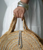 Moon Silver Jute Sling Bag