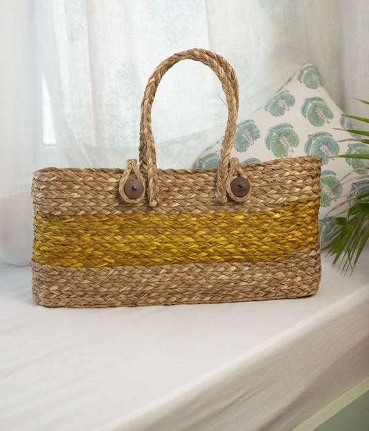 Yellow Tote Shopper Bag
