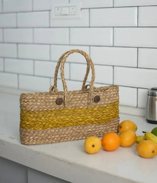 Yellow Tote Shopper Bag