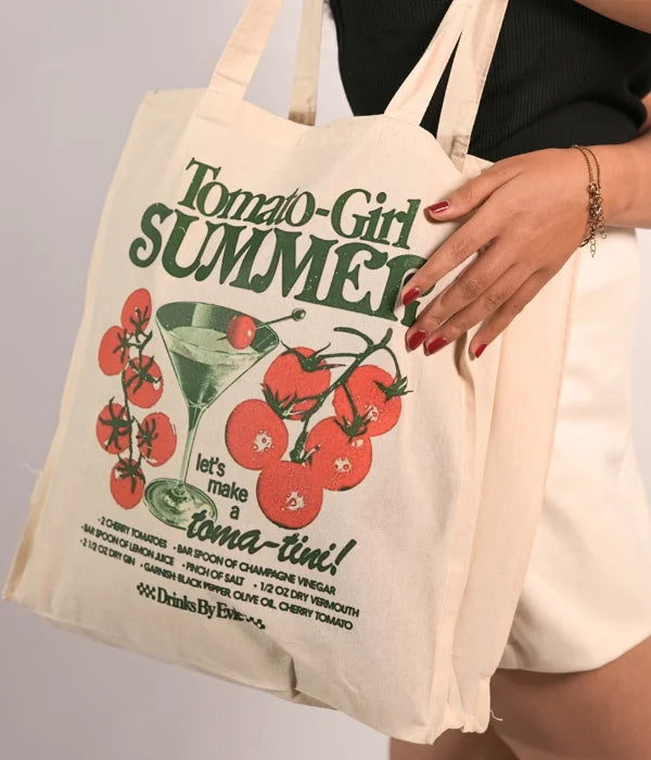 Tomato Girl Summer – Printed Tote Bag